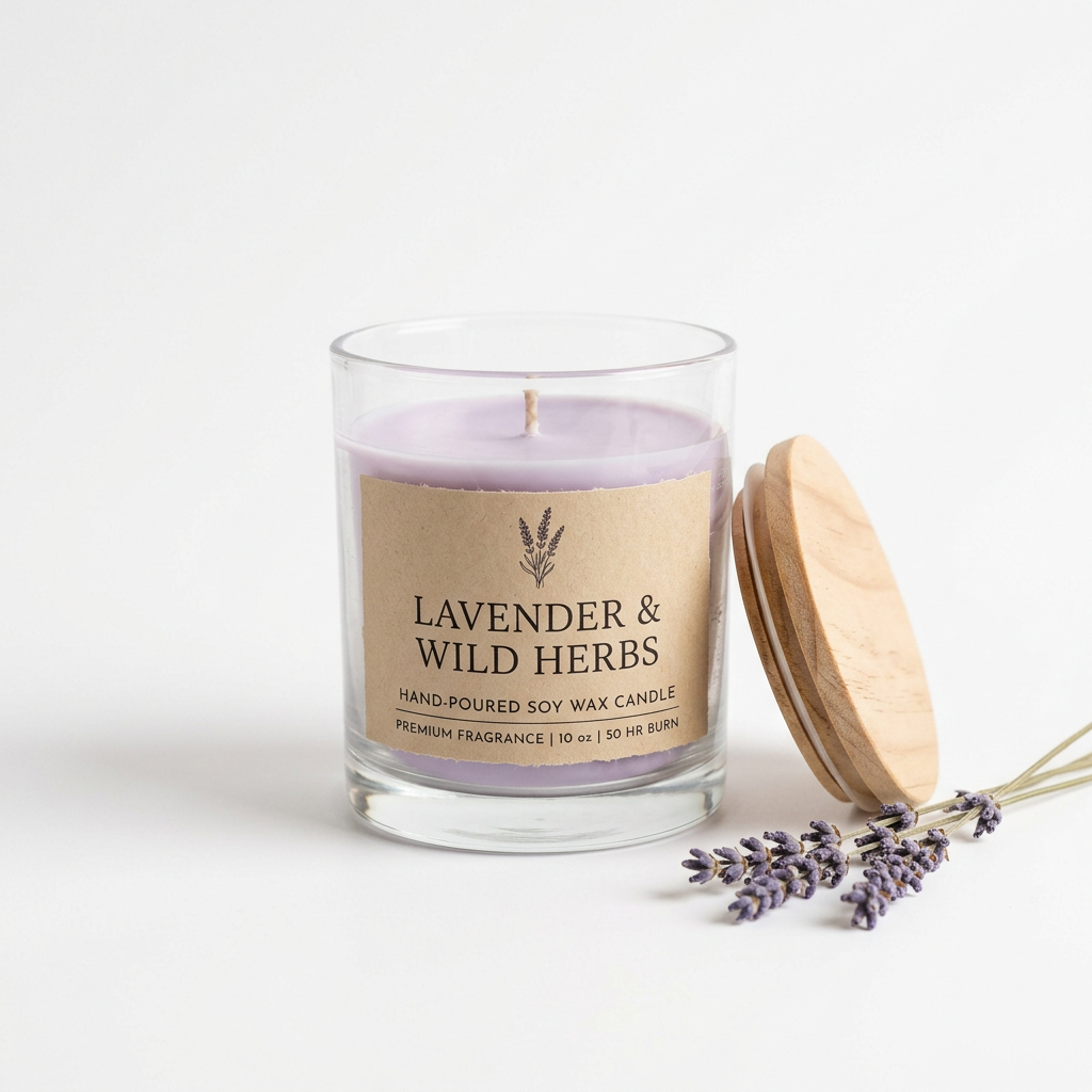 Lavender Scented Candle